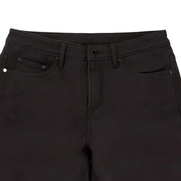 CAT Men's Straight Leg Fleece Lined Stretch Canvas Work Pants Black 38 x 32 NWT - Picture 5 of 7